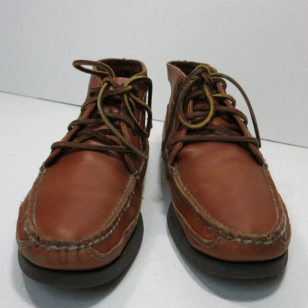 Sperry Top-Sider Nubuck Leather Boat Deck Boots Shoes Men's Footwear Shoe's 8 M